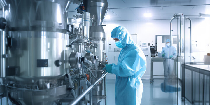 Young female pharmacist posing while working in a pharmacy